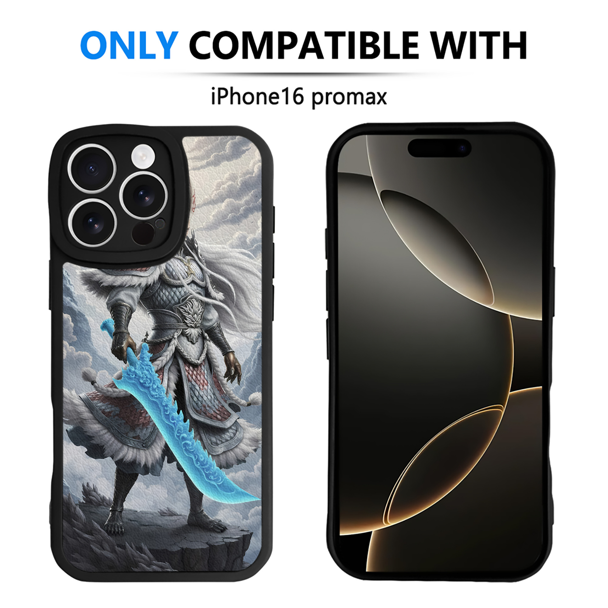 （画像用） Ne Zha 2 ナタ 魔童の大暴れ 【iPhone 16シリーズ対応】シリコンスマホケース（レザー調） 材質：シリコン